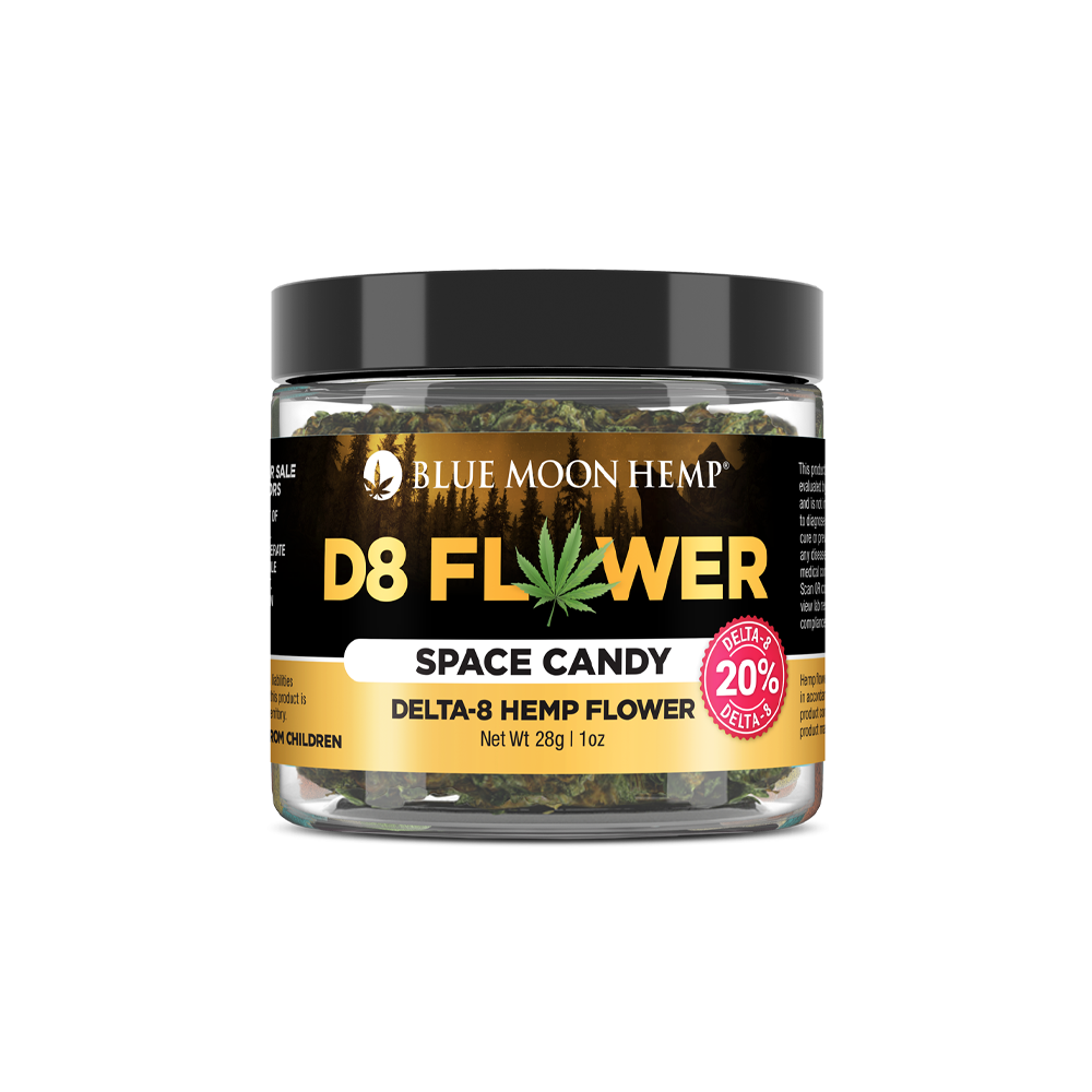 Blue Moon Hemp Delta 8 Flower 28g SpaceCandy