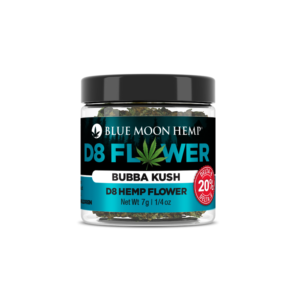 Blue Moon Hemp Delta 8 Flower 7g BubbaKush