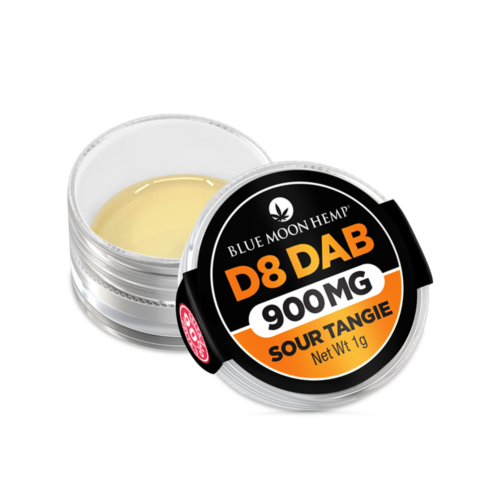 Blue Moon Hemp Delta8 Dab 1g Sour Tangie OPEN