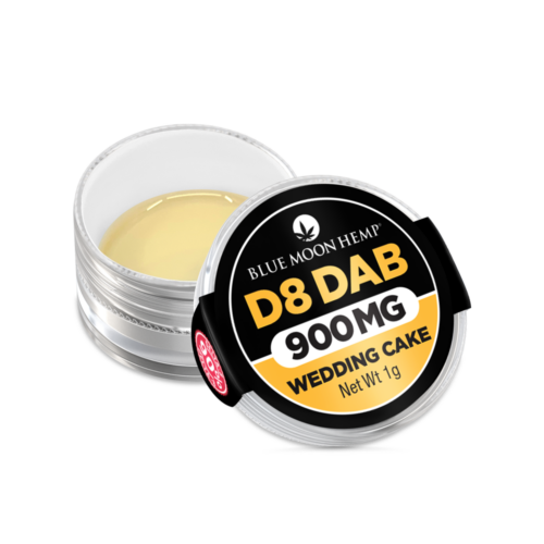 Blue Moon Hemp Delta8 Dab 1g Wedding Cake OPEN