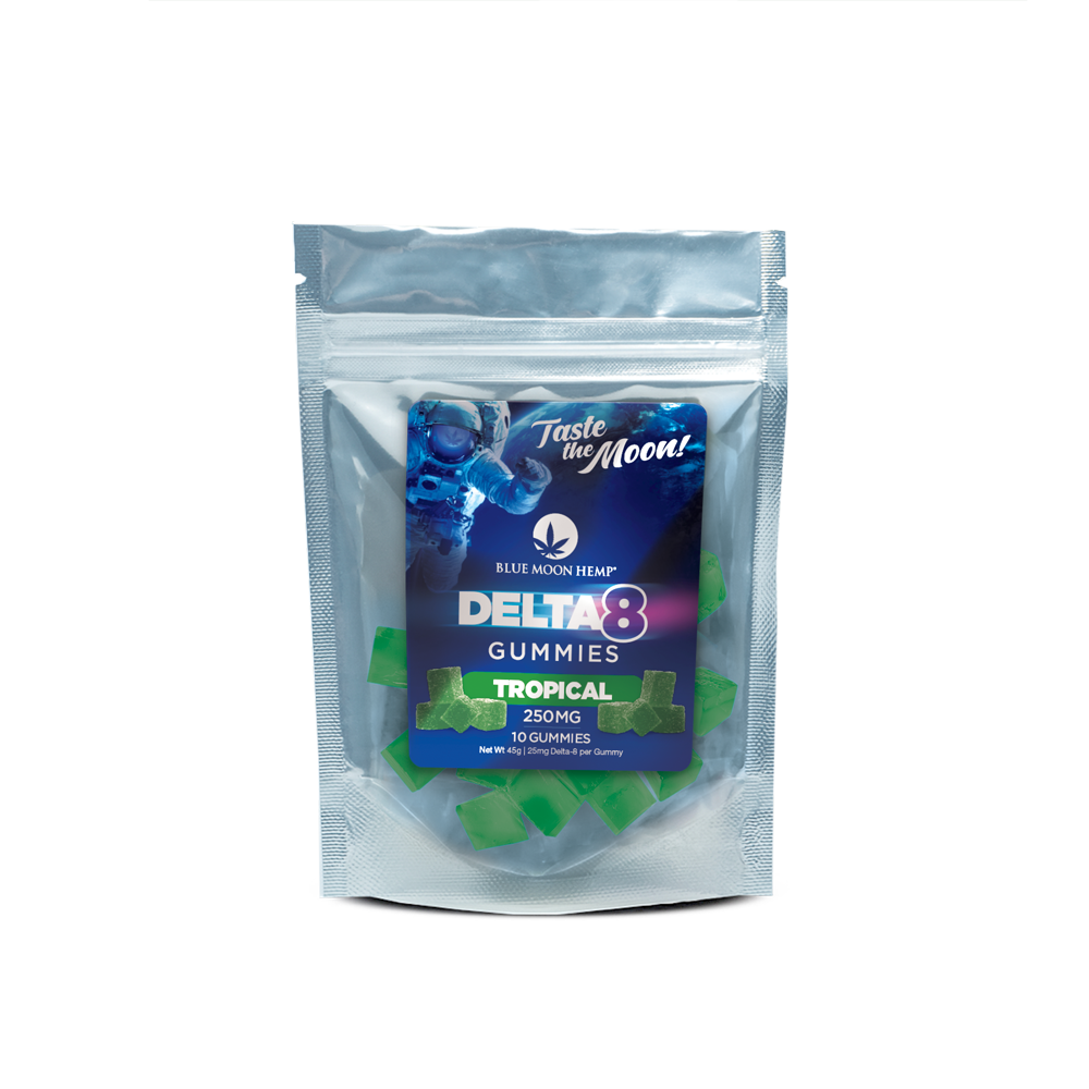 D8 Gummy TropicalFruit 250mg POUCH