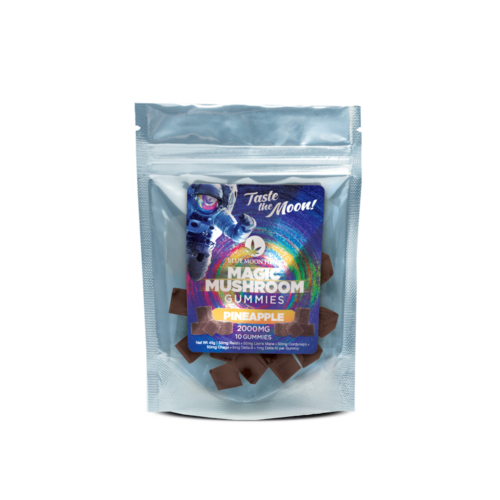 Mushroom Gummy Tropical 2000mg POUCH Front Mushroom Gummy Tropical 2000mg POUCH Front
