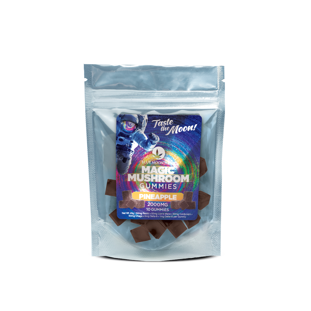 Mushroom Gummy Tropical 2000mg POUCH Front