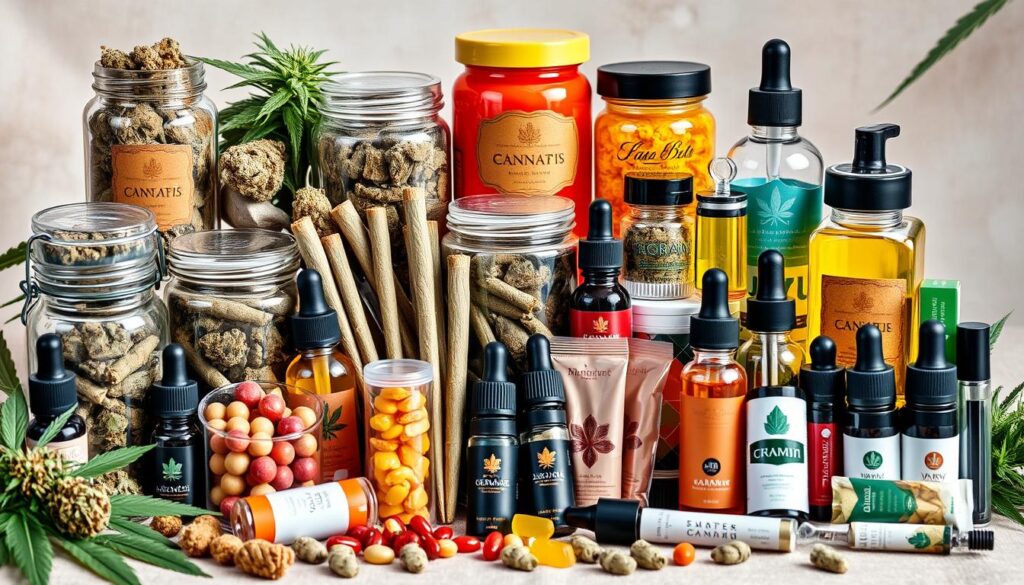 Variety of Cannabis Products
