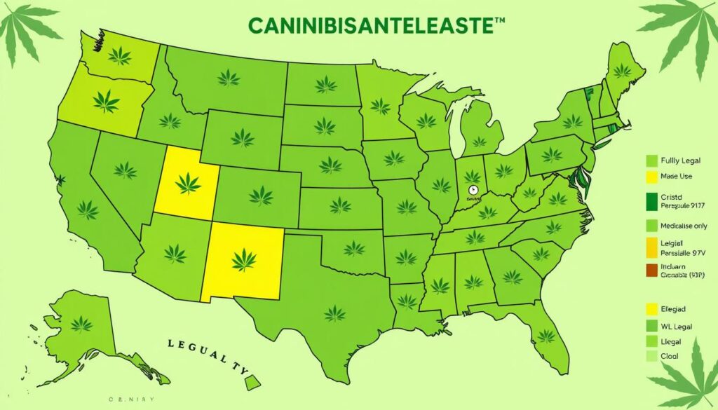 Cannabis Legalization Map